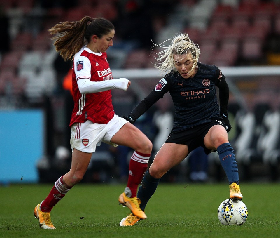 Lauren Hemp's third goal of the season helped City to seal a vital win