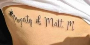 It is alleged Markcrow tattooed the women’s body with the words ‘Property of Matt M’