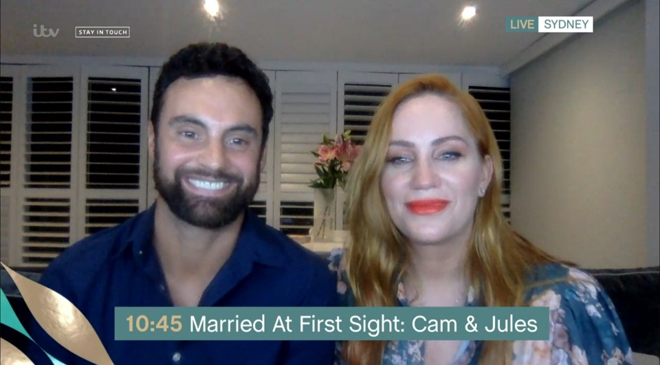 Cameron Merchant and Jules Robinson are still going strong two years on