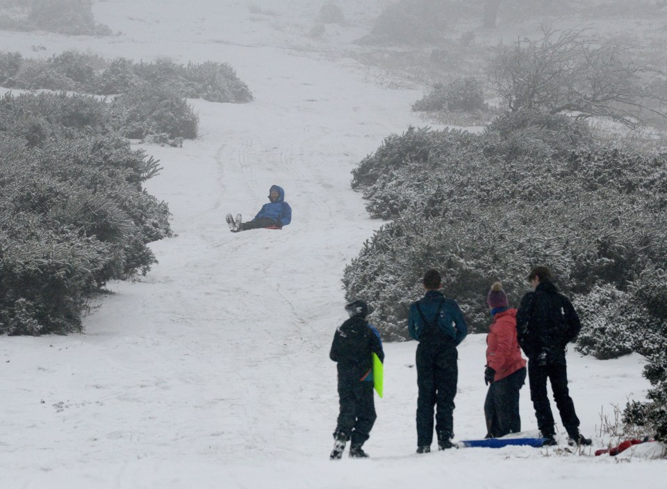 Parts of Britain will be hit with up to 11 inches of snow