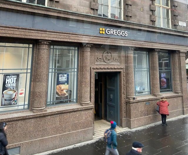 Many said the Edinburgh Greggs chain looked more like a bank