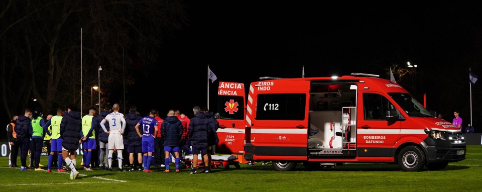 Nanu was loaded into the ambulance and taken to the local hospital