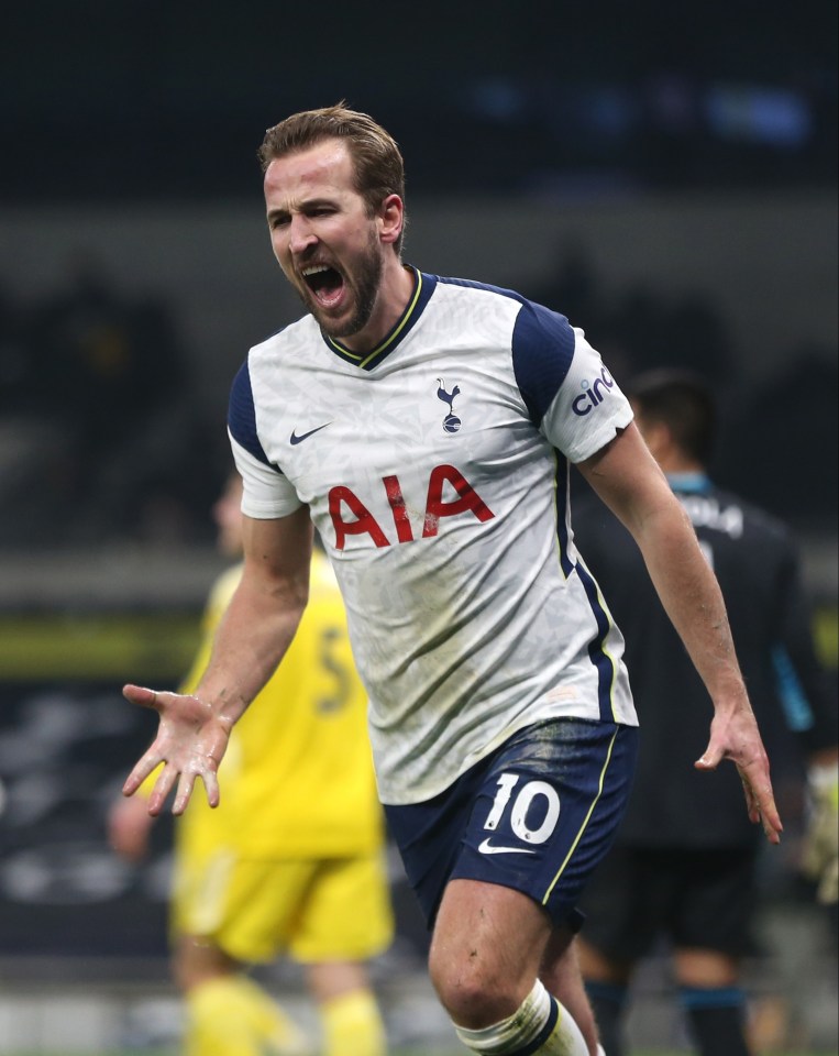 Harry Kane is reportedly at the centre of a transfer tussle between Man Utd and Man City