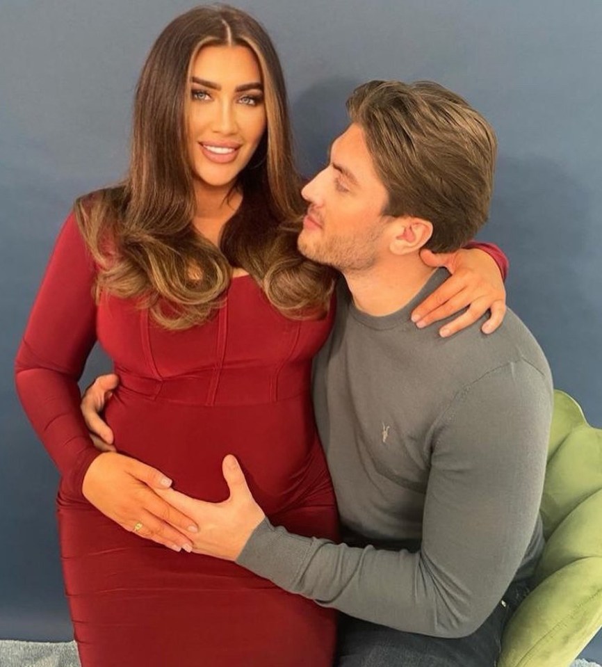 Lauren is expecting her baby with boyfriend Charles Drury