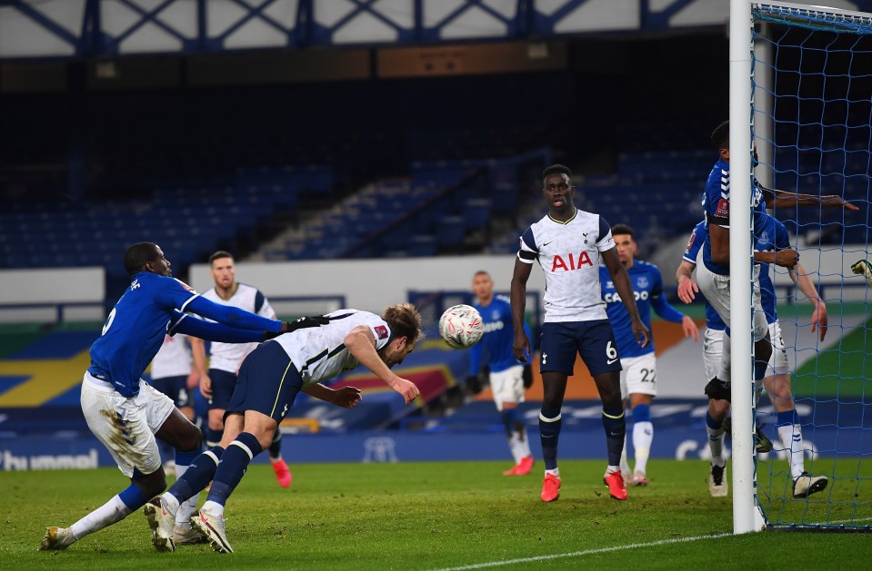 Harry Kane nodded home Son's cross at the far post to make it 4-4 with seven minutes of normal time left