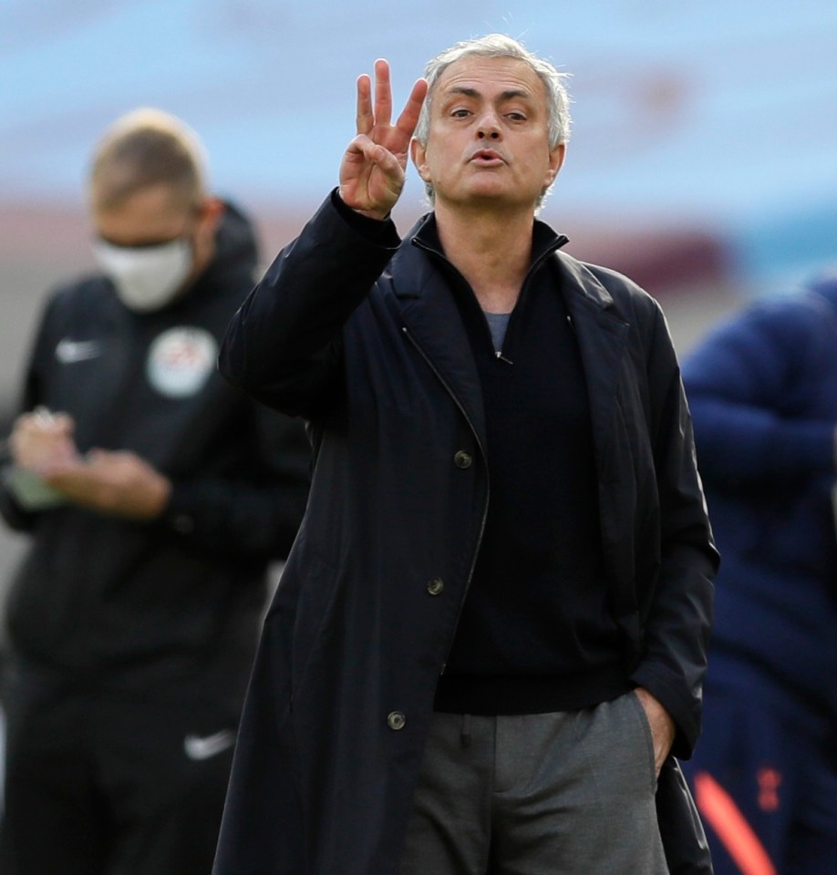 Jose Mourinho is under serious pressure at Tottenham