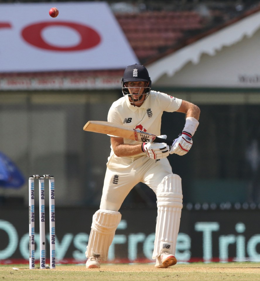 Root helped England pass 550 in their first innings against India