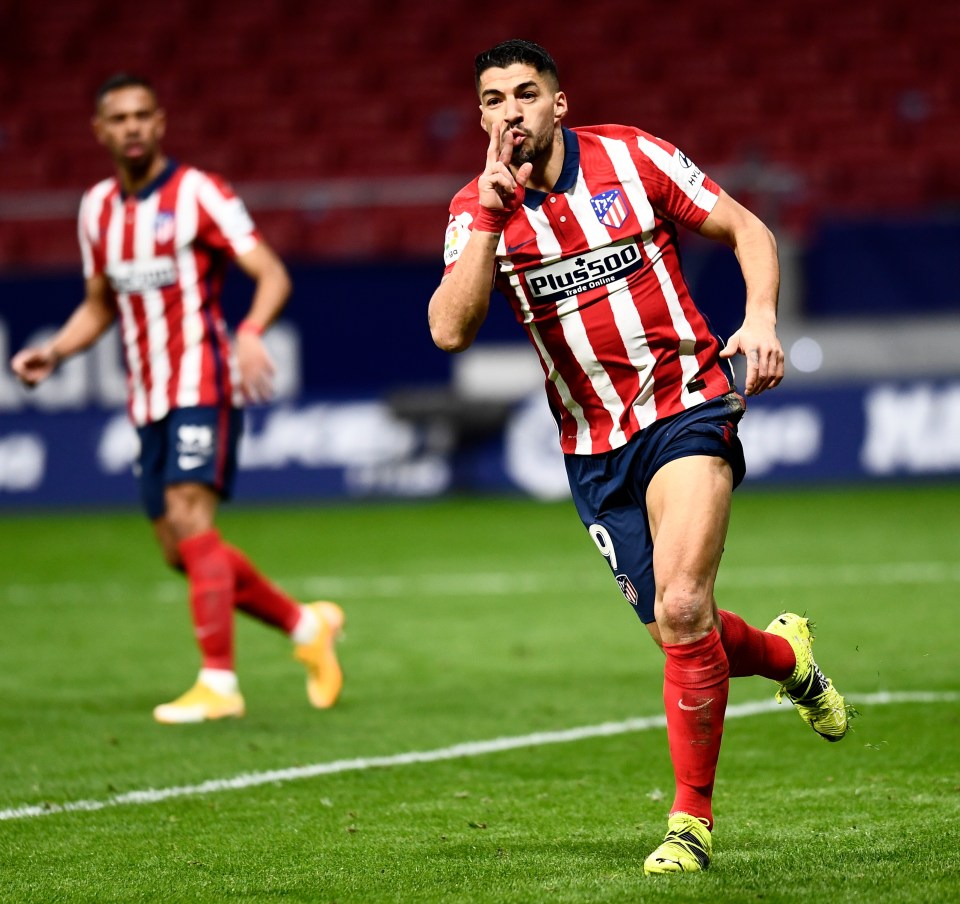 Luis Suarez has been lethal in front of goal for Atletico Madrid