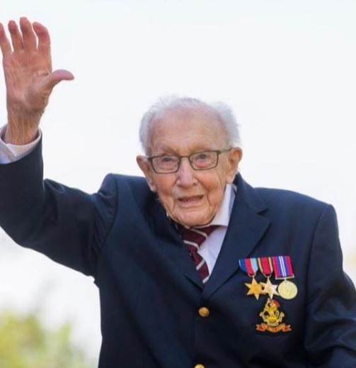 Captain Sir Tom Moore sadly died on Tuesday aged 100