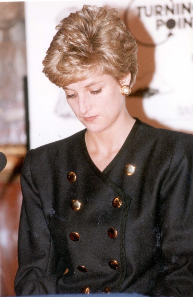 Charles told Diana he had decided to separate – she was pictured looking glum at a business event days later