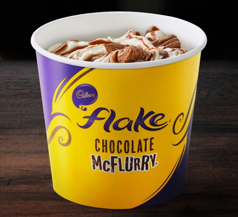 You can also get the McFlurry with Flake once again