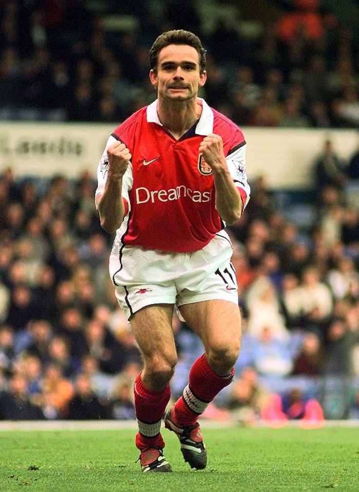 Overmars was a big fan favourite during his four years at Highbury