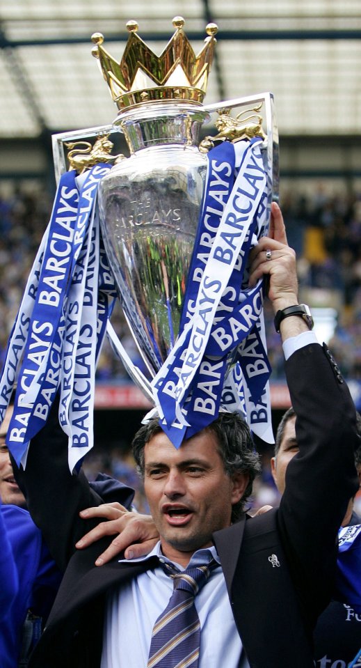 Mourinho won three Premier League titles in two spells with the Blues