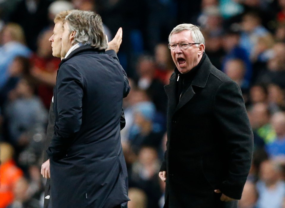 Sir Alex Ferguson was known for, at times, having a fierce temper