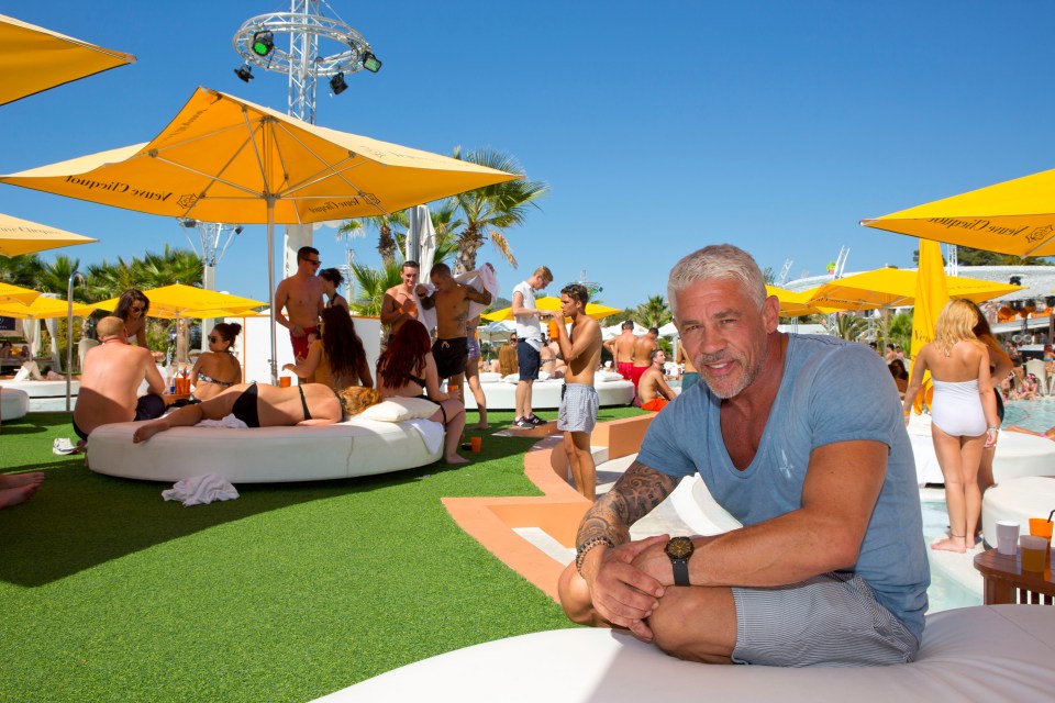 The businessman pictured at his sunny San Antonio club