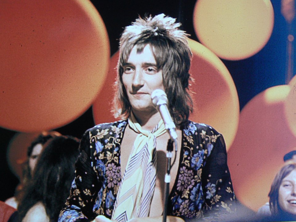 Rod Stewart, who is said to have pursued Susan, in the Seventies