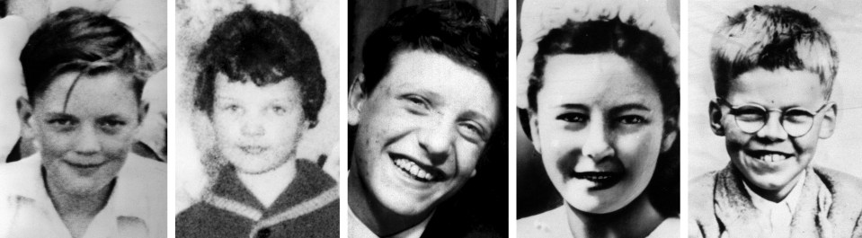 The pair murdered five children between 1963 and 1965