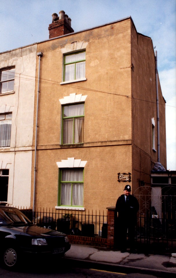 The home of Fred and Rose West at 25 Cromwell Street, Gloucester