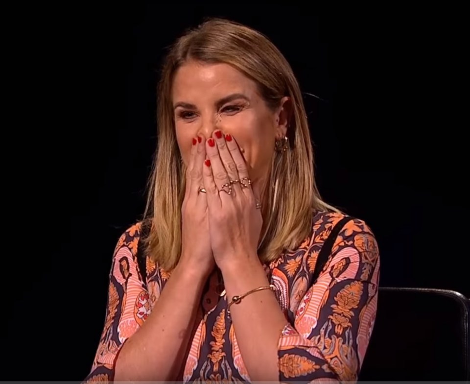 Vogue Williams had a bad time in the general knowledge round