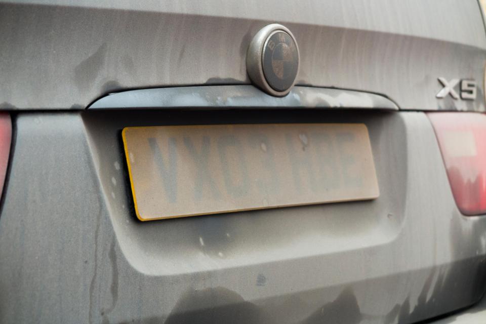 Having an obscured number plate could see you fined up to £1,000