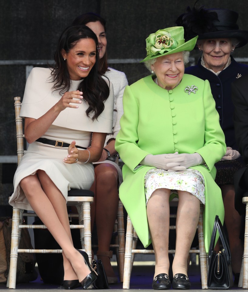 The couple told the Queen the exciting news