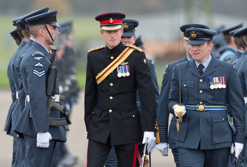 Harry also loses roles as Honorary Air Force Commandant at RAF Honington in Suffolk, and as the Honorary Commodore-in-Chief of the Royal Naval Commands’ Small Ships and Diving