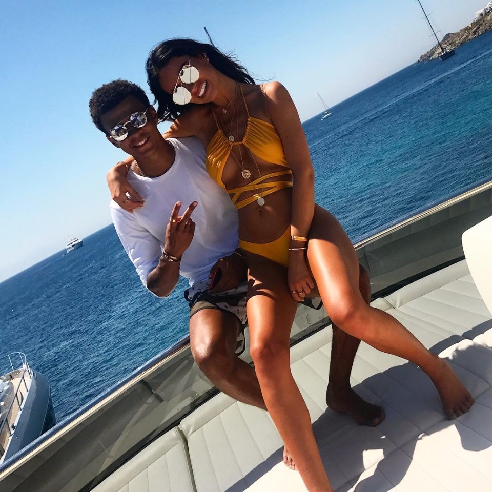 Dele and Ruby on holiday in Mykonos together last year