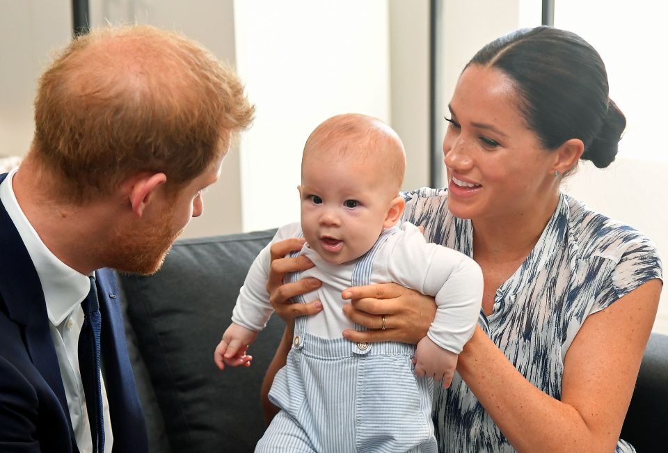 Harry, Meghan and Archie all made the list although, the name Archie was ranked 16th