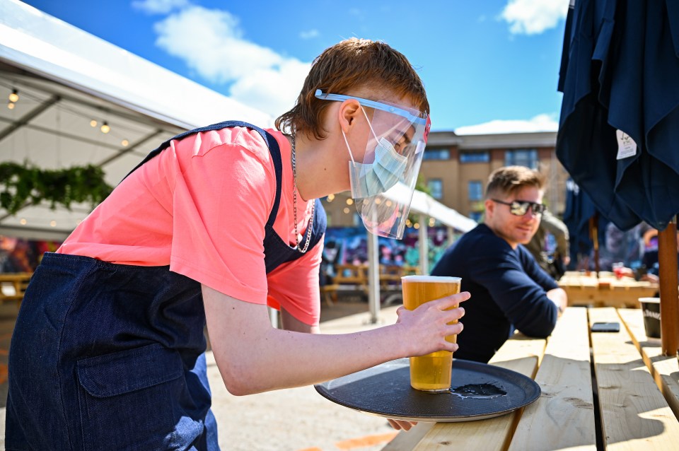 Mid-April will see restaurants and pubs able to serve customers outdoors