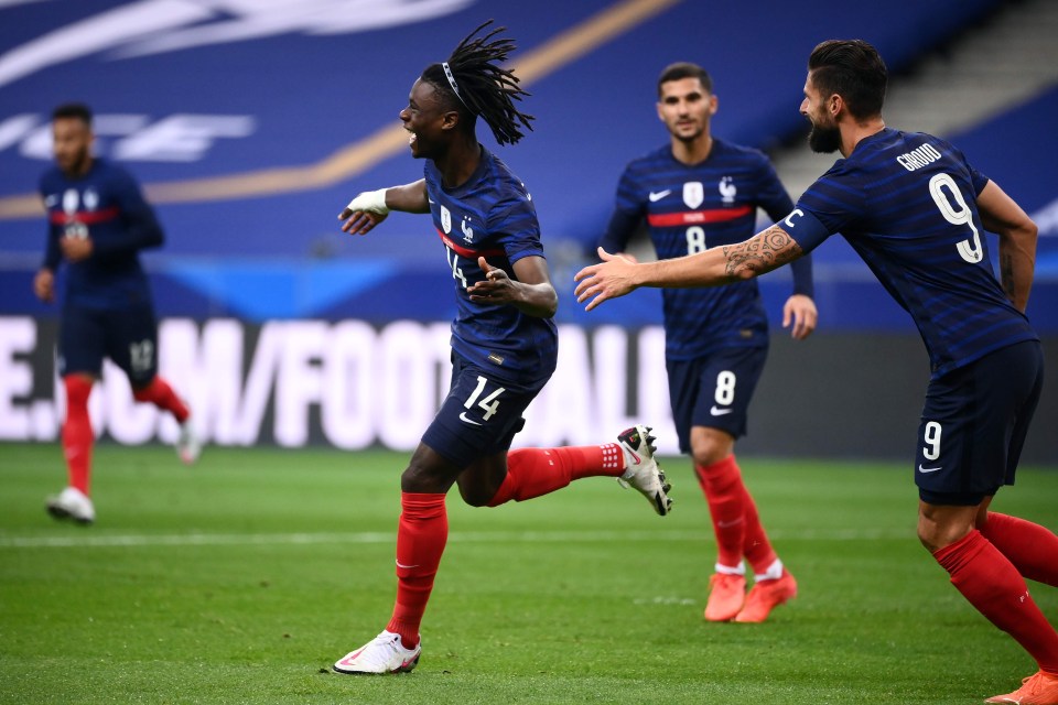 Camavinga scored on his second appearance for France