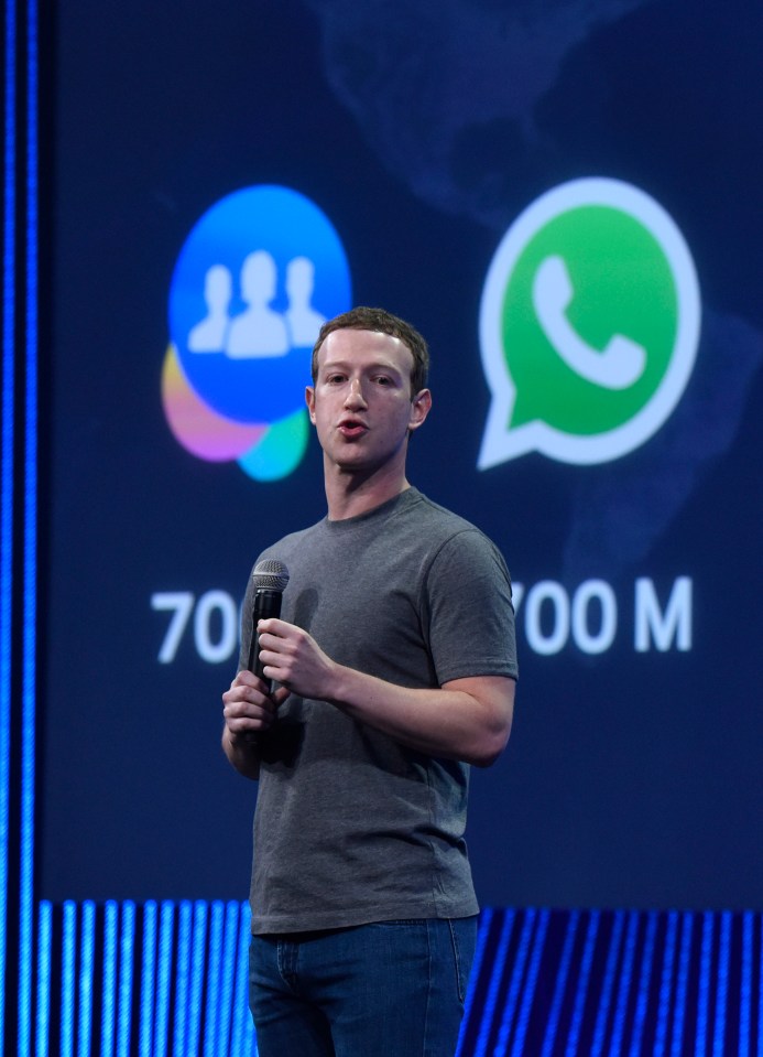 Facebook boss Mark Zuckerberg speaks during a conference in San Francisco