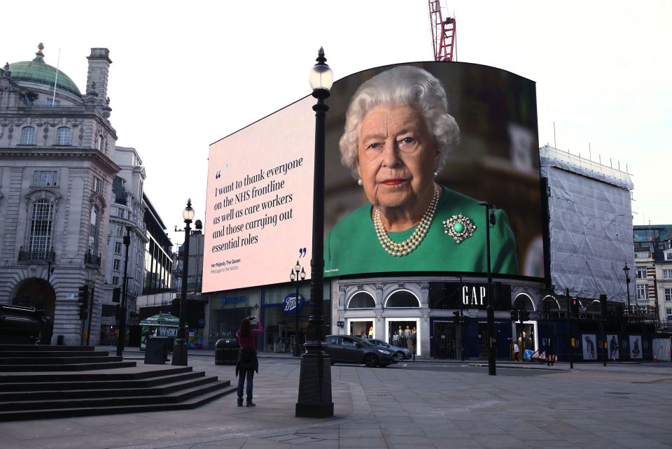 The Queen described Covid as a 'plague' during the video call