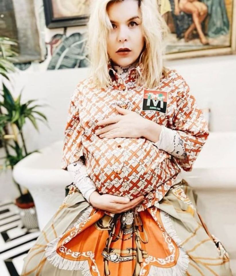 Paloma joked about her 'little cherub' being a 'baby piranha' while breastfeeding