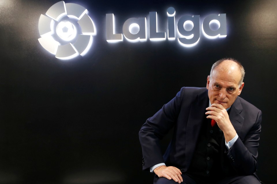 Spanish top-flight supremo Javier Tebas claimed Man Utd, Liverpool, Real Madrid and AC Milan plotted with Fifa President Gianni Infantino over a new league