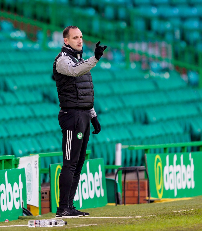 John Kennedy has been placed as Celtic's interim boss until the end of the season