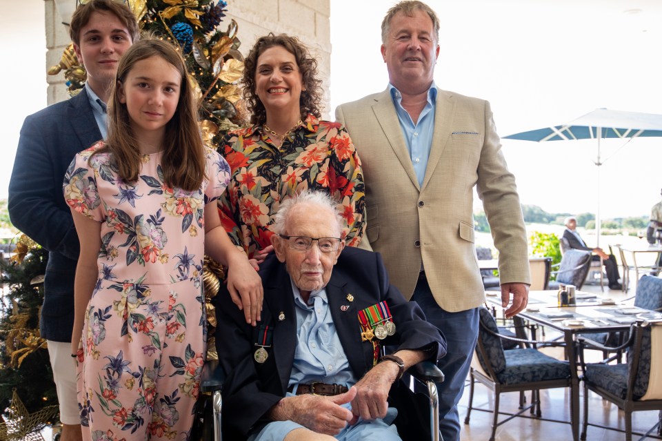  Sir Tom with his family in Barbados