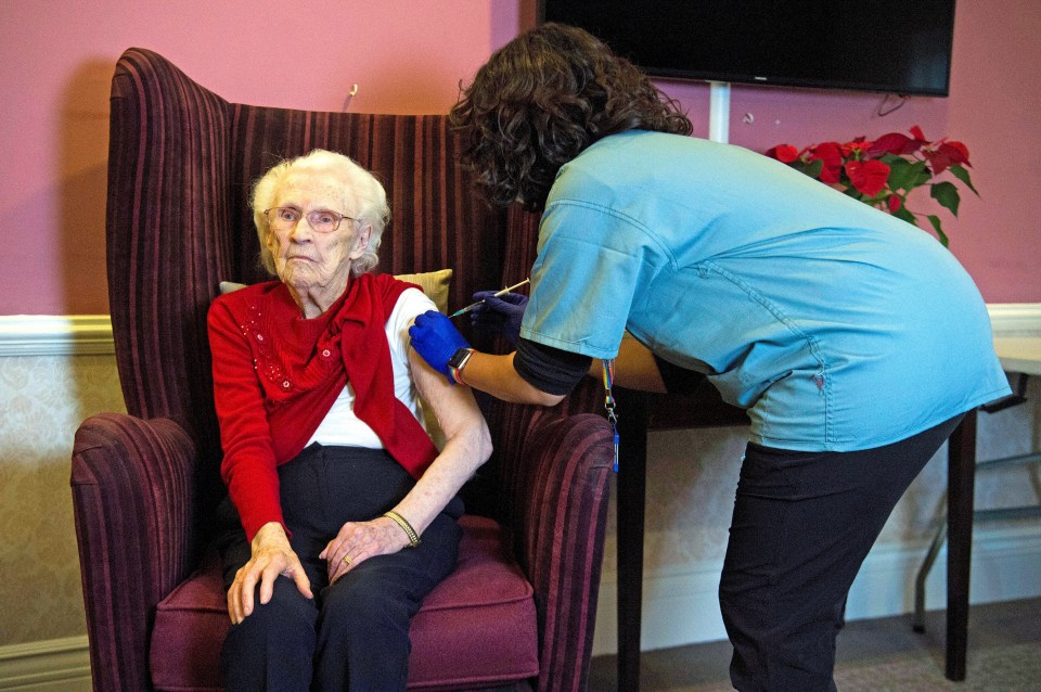 Vaccinations at care homes are now almost complete