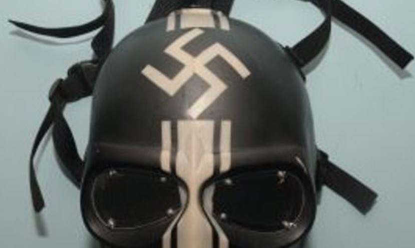 A helmet belonging to Dunleavy