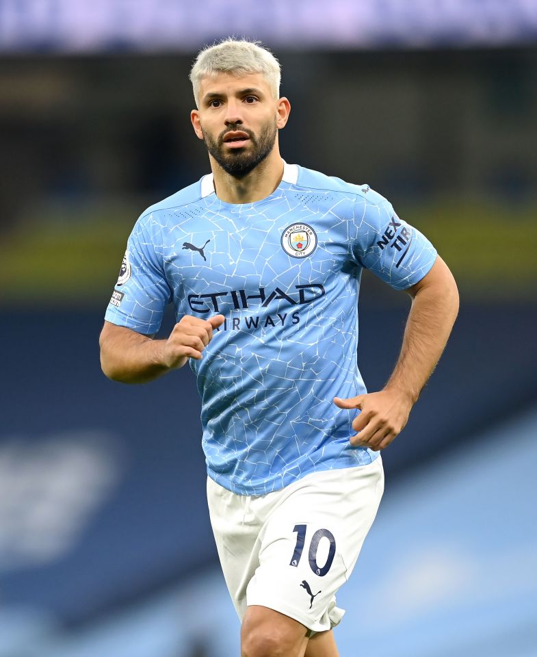 Aguero is Man City's all-time leading scorer with 256 goals