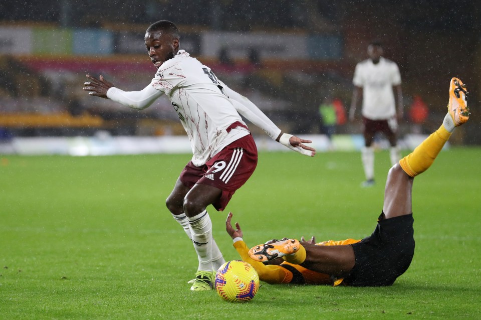 Nelson Semedo was left on the ground after his run-in with Pepe