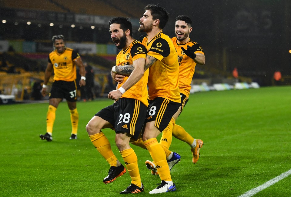 It was Moutinho's first Wolves goal in 15 months