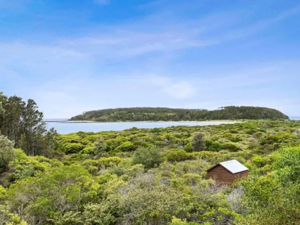 The beach is a short walk away through the shrub-covered dunes 