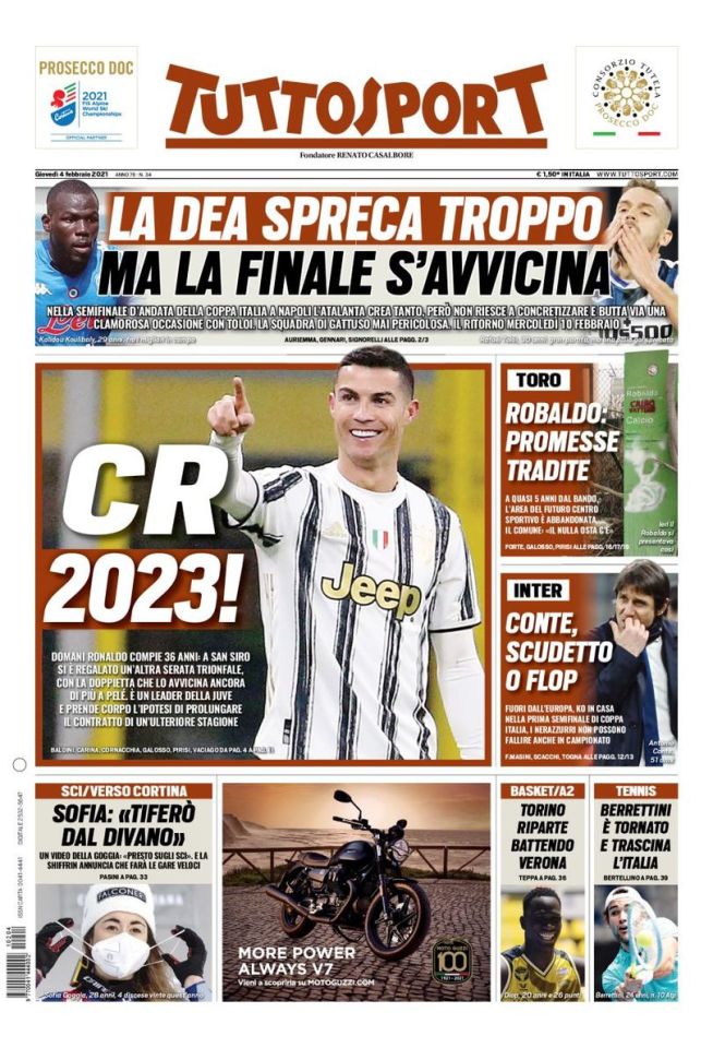 Italian press claim Juventus are ready to offer Ronaldo a one-year extension