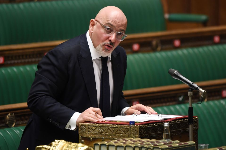 Vaccines Minister Nadhim Zahawi said Britain will be able to massively ease restrictions once all over-50s have been offered the jab