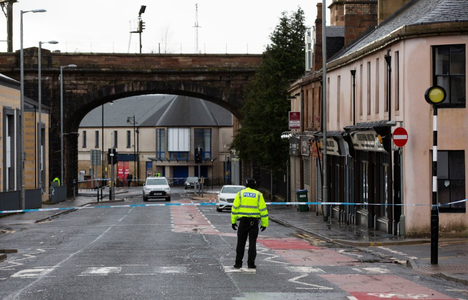 A nurse was "stabbed at a hospital" in Scotland last night