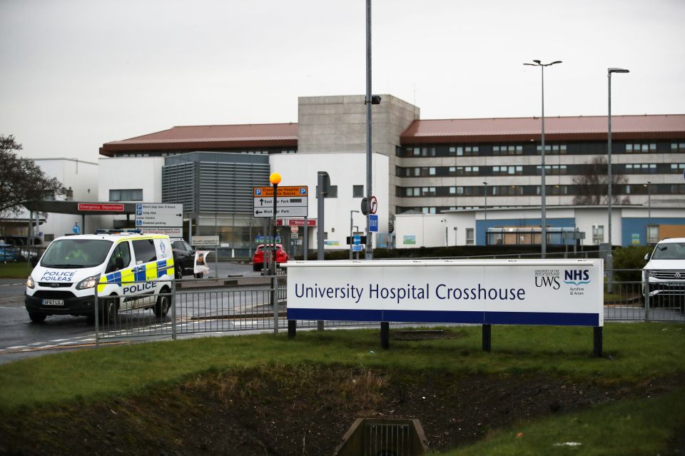 The hospital remains cordoned off this morning