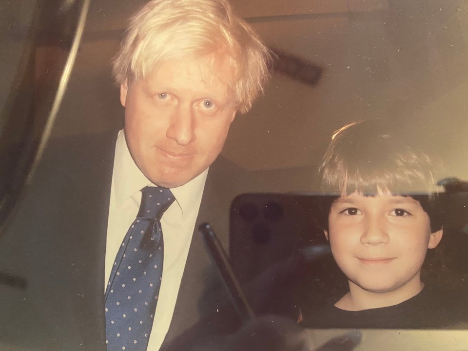 Sven pictured with Boris Johnson in 2008