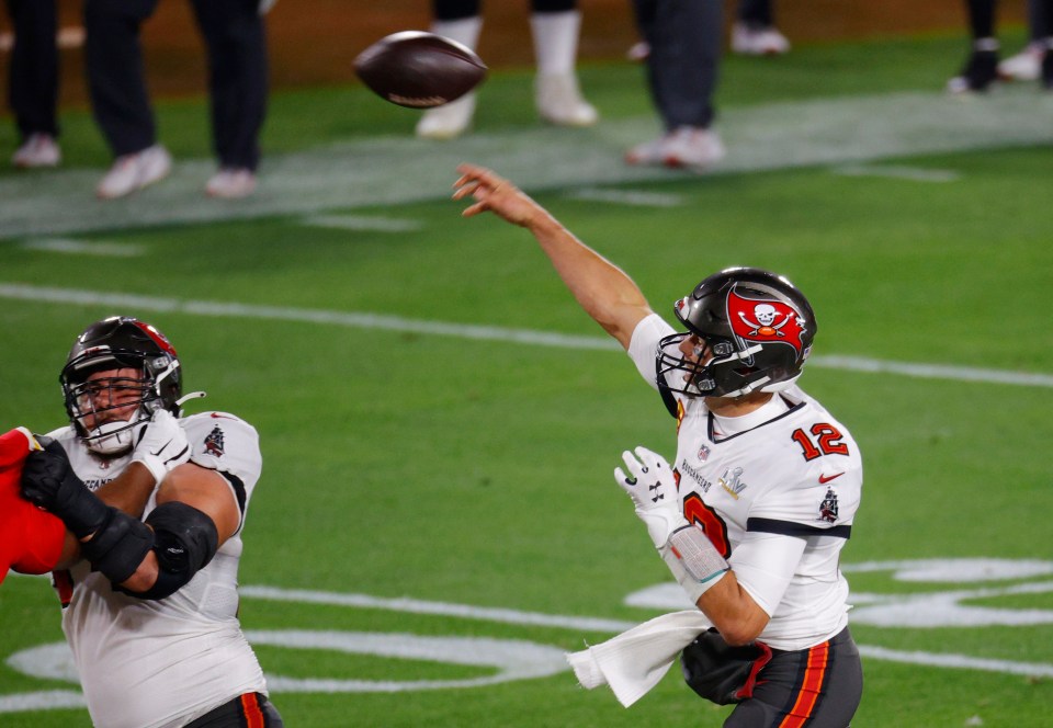 Tom Brady threw three touchdown passes in a brilliant performance