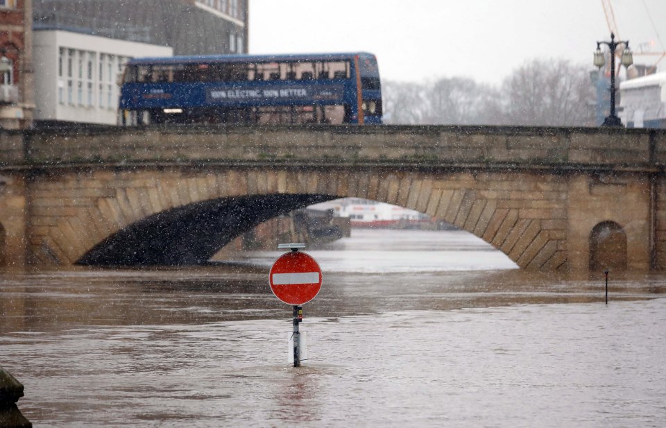 York has been hit by serious flooding - just weeks after Storm Christoph caused chaos