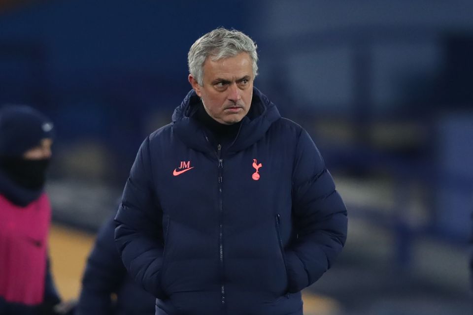 Jose Mourinho did not look happy with his team's defending for the majority of the night